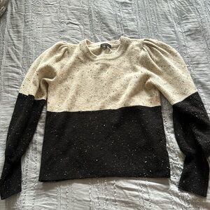 1.State black/white sweater size medium